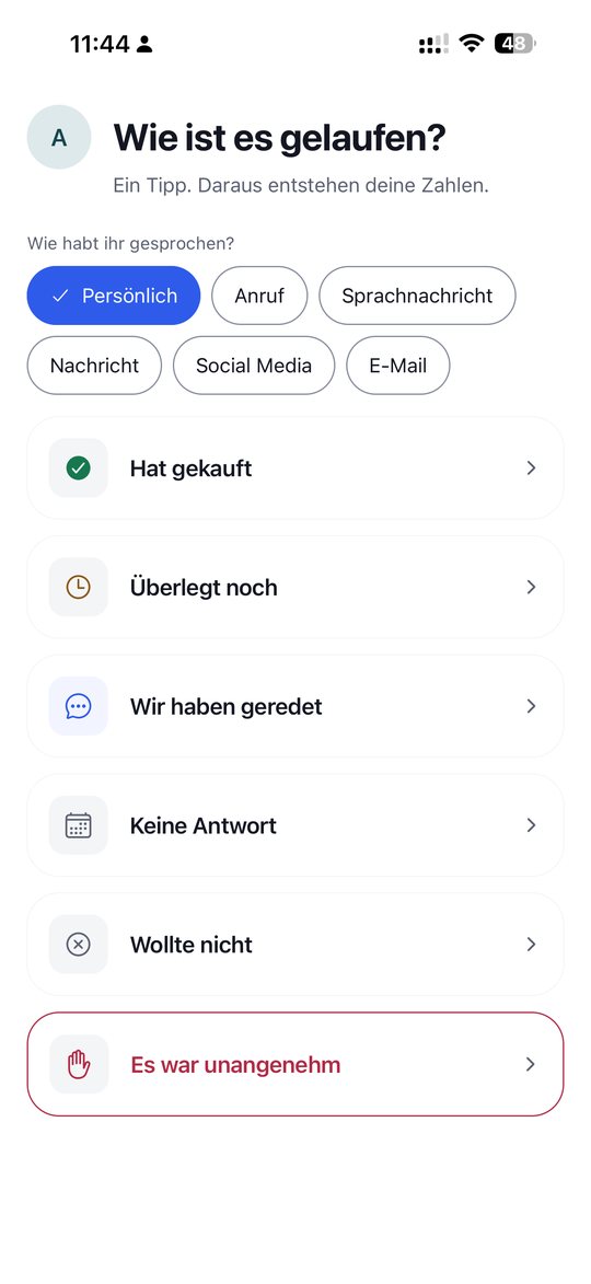 Nach dem Gespräch: Wie ist es gelaufen